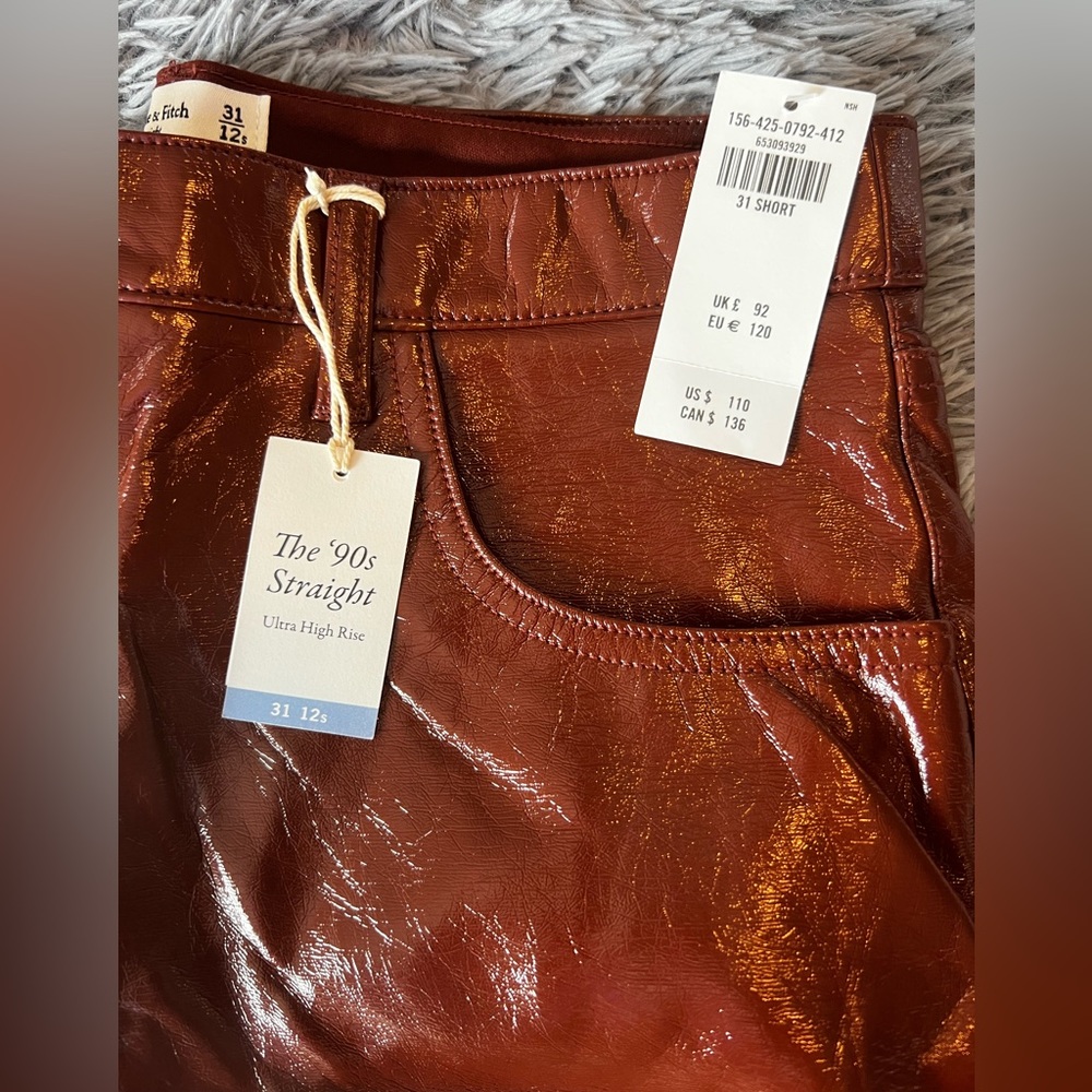 Abercrombie ultra high-rise 90s Straight